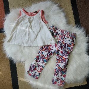 Girl’s 7 for all Mankind matching set outfit 18m EUC